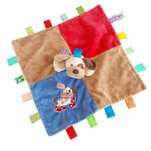 Taggies Baby Puppy Dog Lovey Comforting Security Blanket Soother Baby Blankies